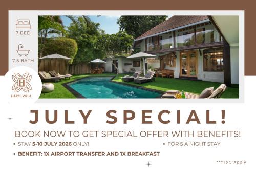 Best Location 7 Bed, 7,5 Bath Pool Villa, near beach