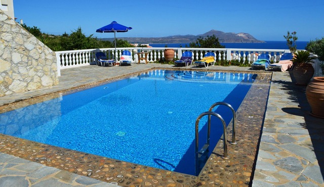 Big pool ★ Sea view ★ Greek Blue & White Villa