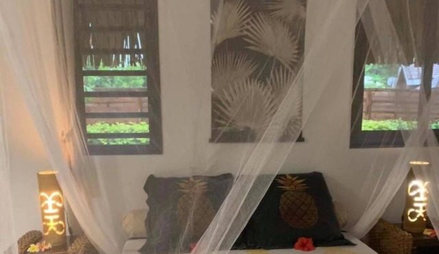 Bungalow Moorea (Atiha) - Swimming pool, direct lagoon access & Kayaks - Surf spot