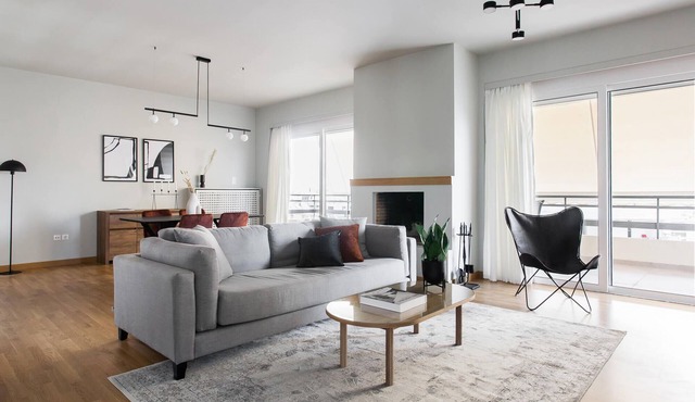 Celestial 3BR Apartment with Balcony