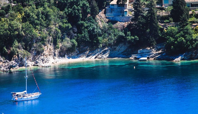 Clios house has magnificent views of the sea short walking distance to the beach