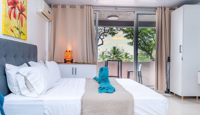 Cozy Studio in Papeete - Park View | AC | Netflix | Secure Parking