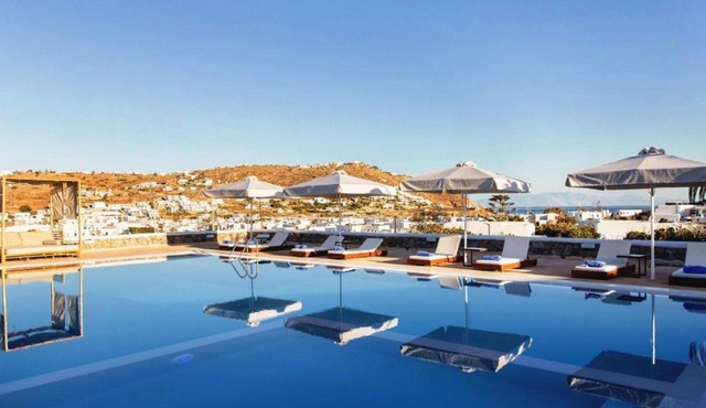 Dazzling Mykonos Apartment | Apartment Hamon | Double Room with Garden View
