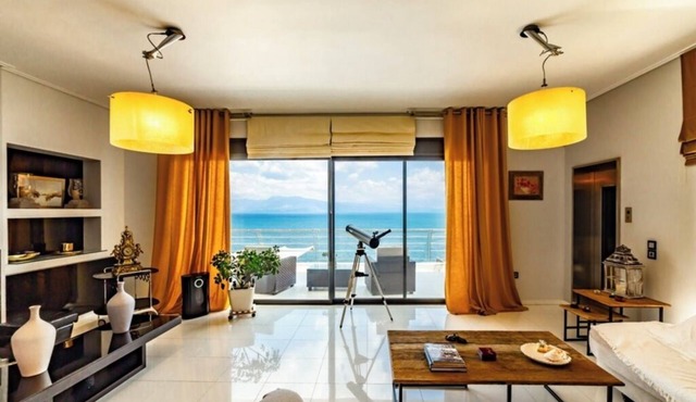 Elegant Nian Villa Sea - Luxury Stay in Drosia, Chalkida