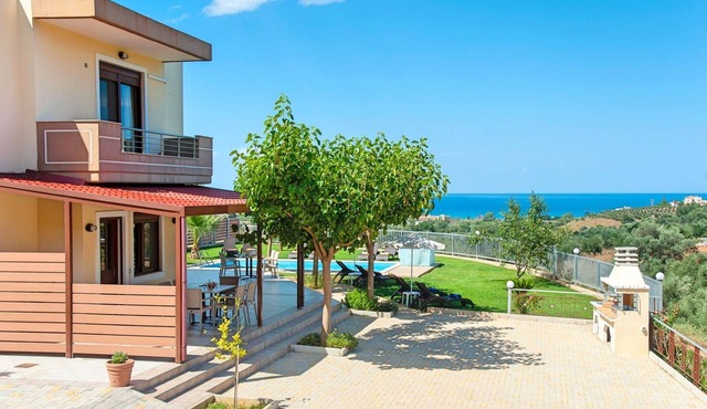 Exceptional Crete Villa | Villa Sunlight | Sea Views | 4 Bedrooms | Chania