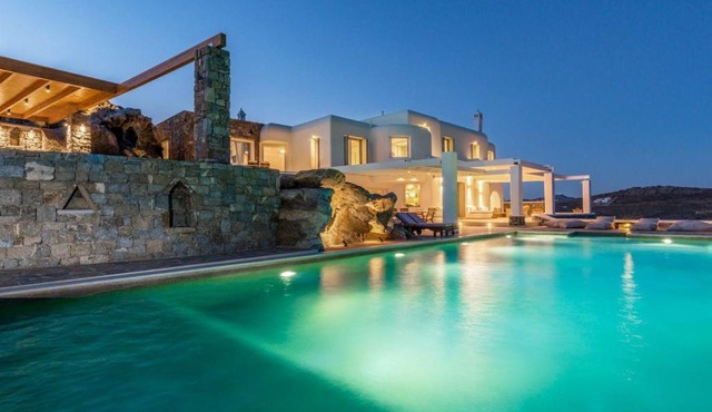 Gorgeous Mykonos Villa 12 Bedrooms Villa Nova Light Private Pool
