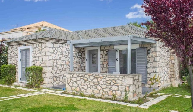 Harmony Villa — Stone Retreat in Zakynthos Marine Park, 2 km to Laganas Beach