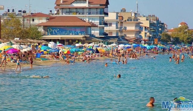 Homerez - Studio in Paralia, sea view.