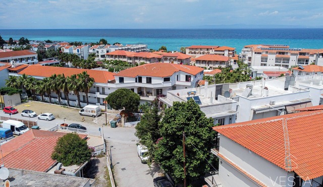 Iris Superior Studio in Chanioti, 150m to beach