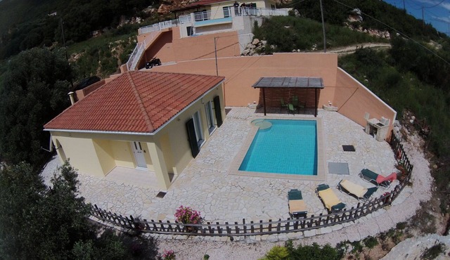 Kefalonia Villa Getaway in Zola: Pool, Views and Beach Just Minutes Away