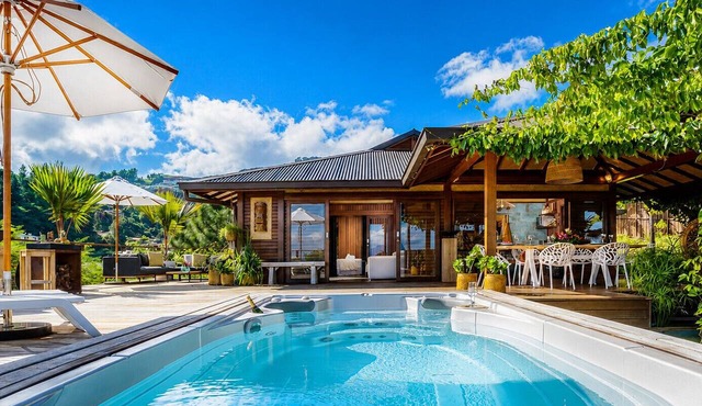 Luxury Villa Manuiti Swim Spa Panoramic Moorea Sunsets OFYR BBQ