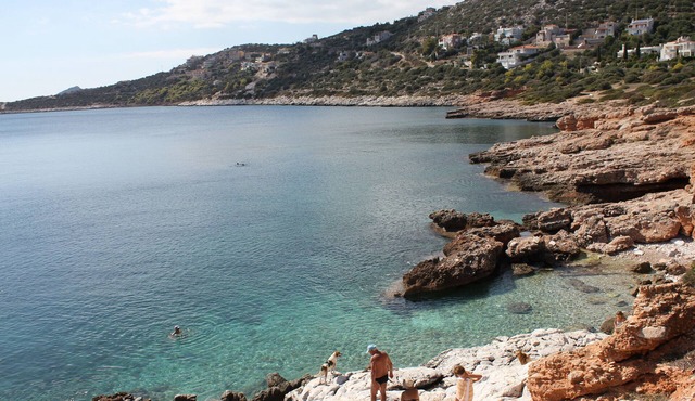 Luxury villa, overlooking the Aegean. Close to Athens. 7 bedrooms, 5 baths.
