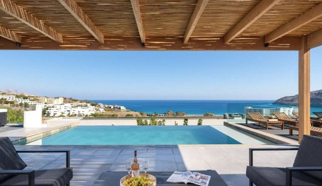 Majestic Rhodes Villa | Villa Kallithea | 4 Bedrooms | Breathtaking Sea Views | Private Heated Pool & Jacuzzi | Lovely Furnished Terrace | Shaded Outdoor Dining Area | Prime Location | Lindos