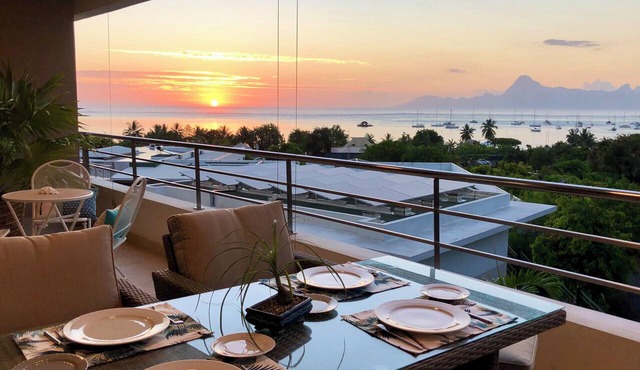 Manuia luxury apartment - Tahiti, Punaauia -Wi-Fi/Netflix/pool & gym