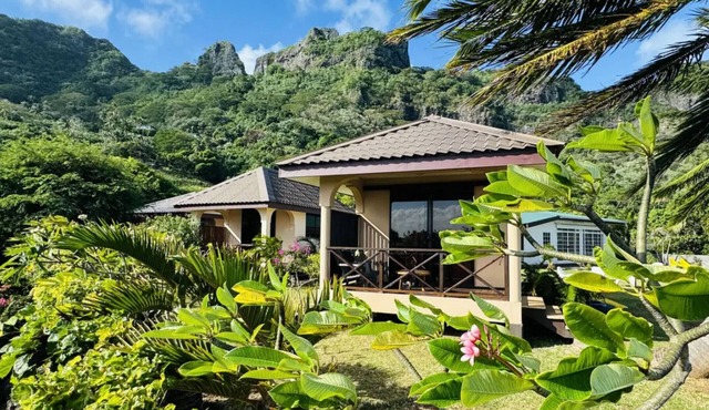 MAUPITI - Seaview bungalow en 1/2 pension
