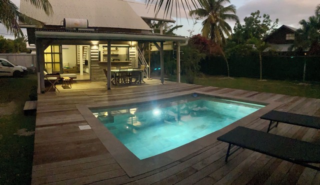 Moorea Fare Korail-private pool and sea access-Temae