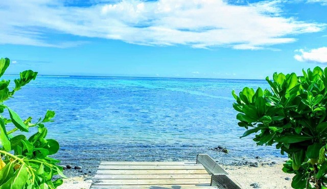 MOOREA - Fare Taina Nui - Bungalow for 7 people in Haapiti