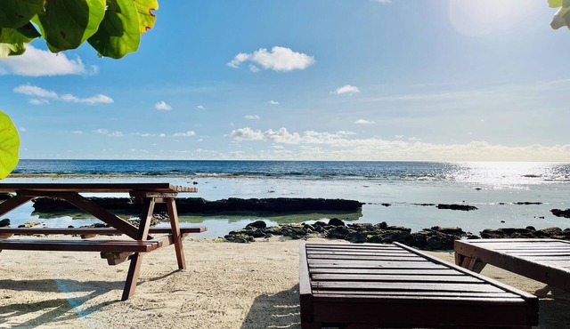 Moorea Temae Bungalow Lory Bord de mer