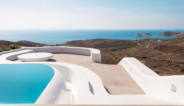 My Rental Homes - Villa Atlantis a short drive from Lia beach, with swimming pool