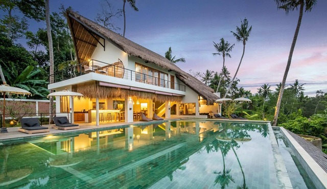 New!ubud Hideaway 6BR Villa w/Ricefield View
