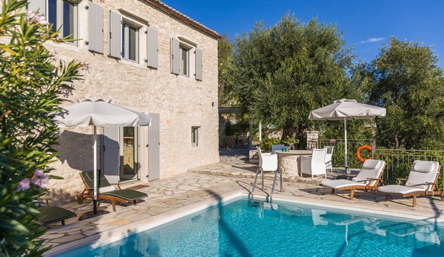 Prestige Villas | NISSAKI | Boutique Stone Villa with Fantastic Views