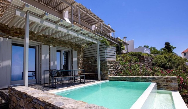 Princess of Tinos - Villa Estia with private Pool