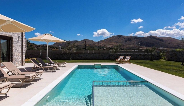 Private Pool Villa for Families Near Preveli & Plakias Beaches South Crete
