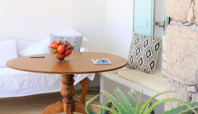 "Sea Blue" traditional cycladic residence with sea view terrace
