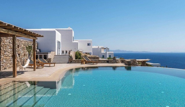 Sea View Villa Infinity Pool near Psarou
