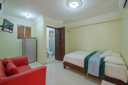 Single Room with Queen Bed Near SDQ Airport Fast Wi-Fi