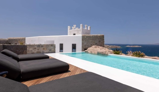 Sleek Mykonos Villa With Infinity Pool
