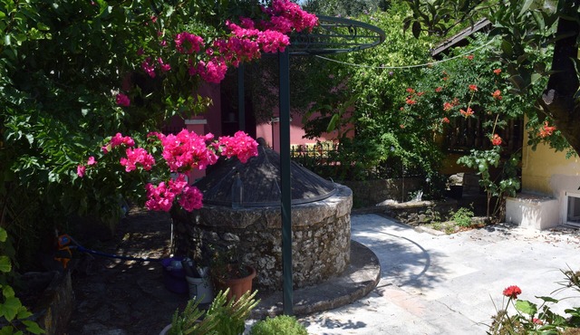 Small house with large garden in Sinarades Corfu