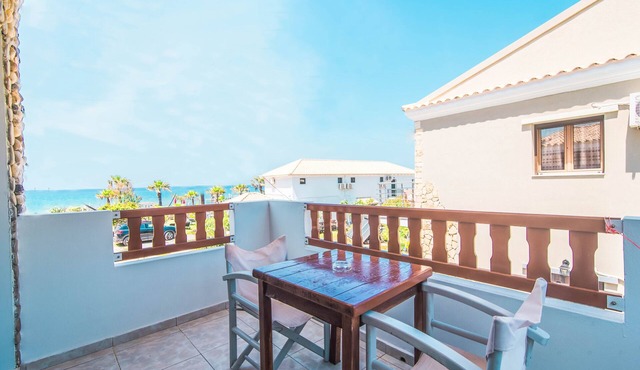 Studio Apartment 'Mirage Arillas Studio Type A1' near Beach with Balcony, Pool & Wi-Fi