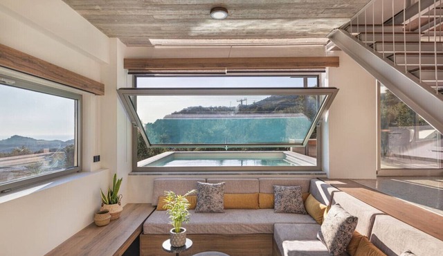 Stylish Villa w/Private Pool, 4km to Plakias Beach