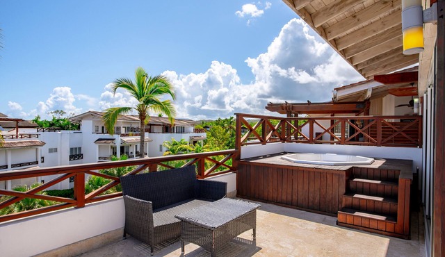 Sweet & Pretty 2BDR Penthouse w/Terrace & Jacuzzi in Las Terrenas