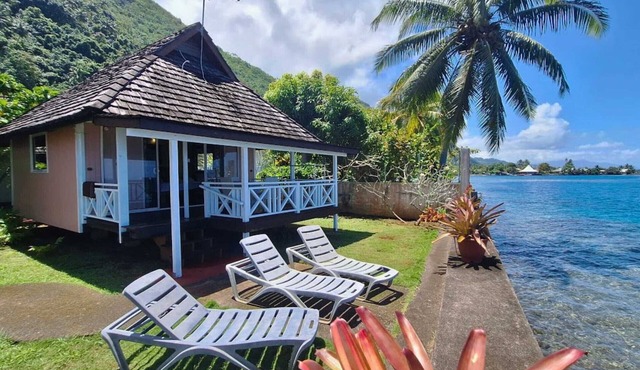 TAHITI - Bungalow Tiamao Tipanier Sea View