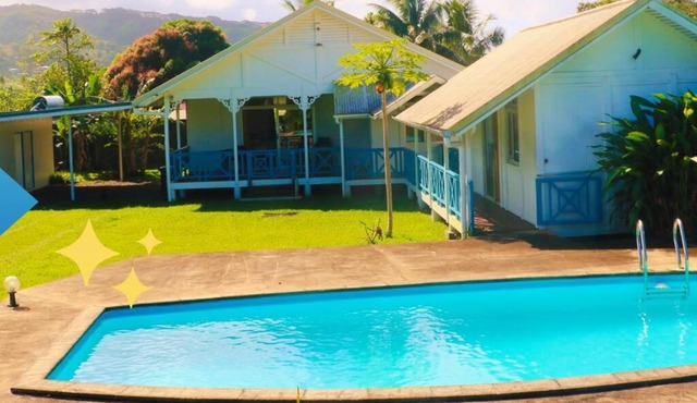 TEVIHOUSE 2 Bedrooms House or-and Bungalow with Pool
