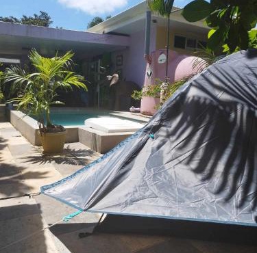 Tiki camping, petit déjeuner offert