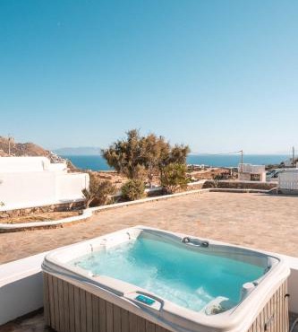 Traditional Cycladic Houses in Elia Beach Mykonos