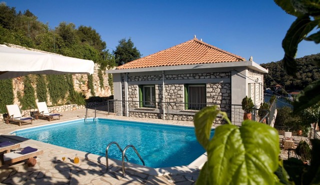 Traditional Stone Villa In The Picturesque Village Of Vathi