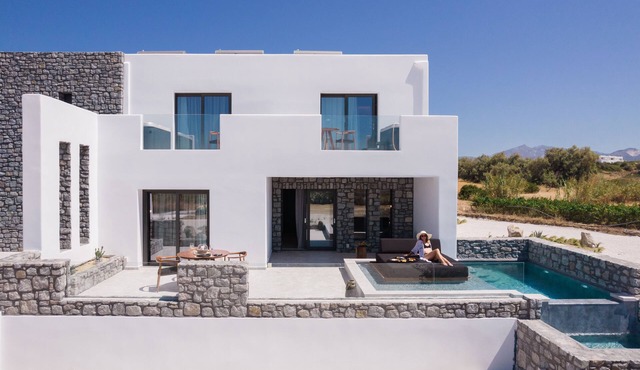 Two Bedroom Sea View Suite with Private Pool - Milestones Naxos Hotel