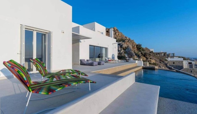Villa Paschalia,Sea View, Pool, Gym, Sleeps 10