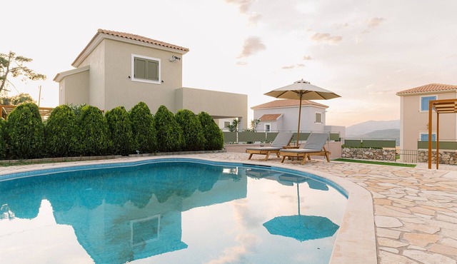 Villa Anthia (with private jacuzzi & shared pool)