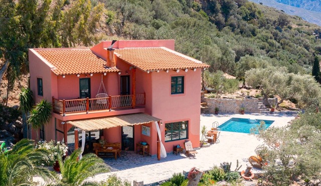 Villa "asomatos" Kreta, Südküste, Plakias, Preveli mit Atemberaubender Aussicht