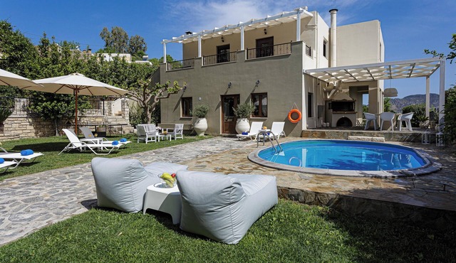 Villa Elodia with Pool & Garden in Heart of Crete