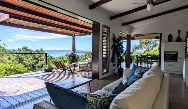 Villa Mango Moorea - Ocean view, infinity pool, 8 people, Maharepa