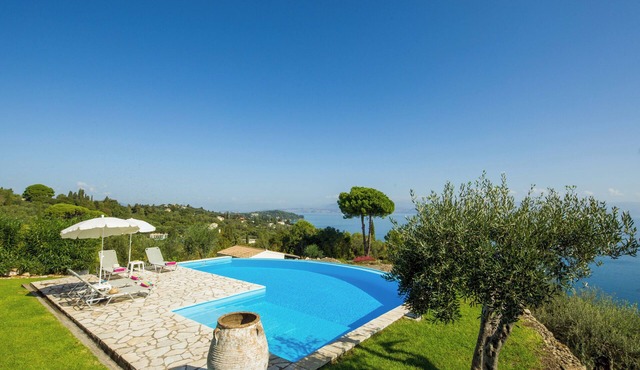 Villa Pelagos & guest house, undoubtedly has one of the best views in Corfu.