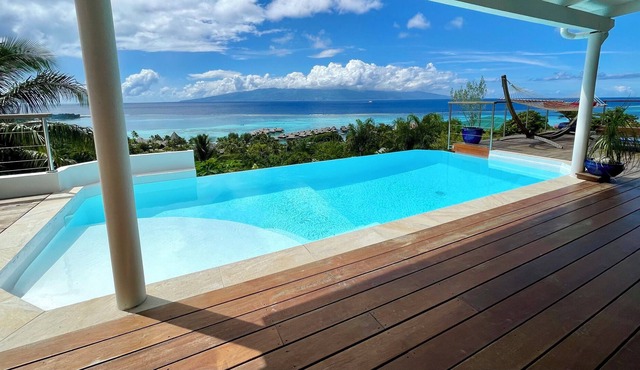 Villa Ratere, the dream trip in Moorea - lagoon view, infinity pool - 3 bdr
