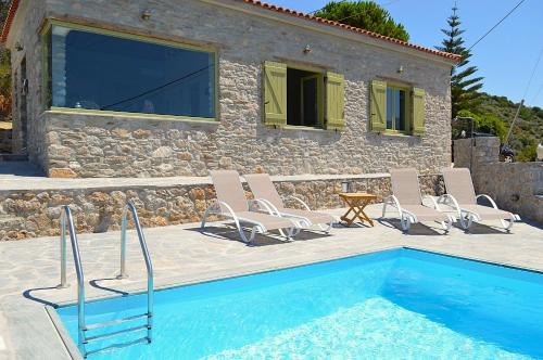 Villa Rokanes Glass Stone with Pool