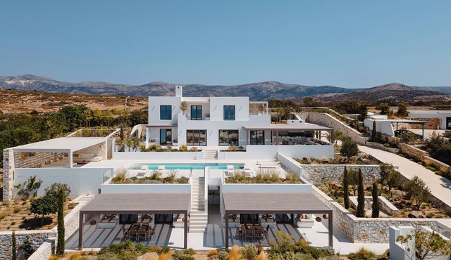 Villa Sykia Naxos | Luxury property | Amazing views | 16 guests | 8 bedrooms.